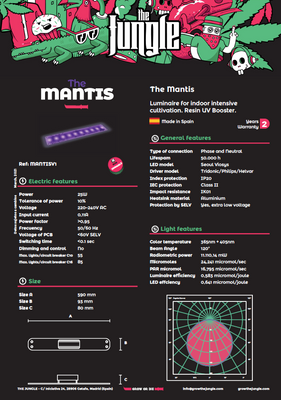 The Jungle LED - The Mantis 25W UV