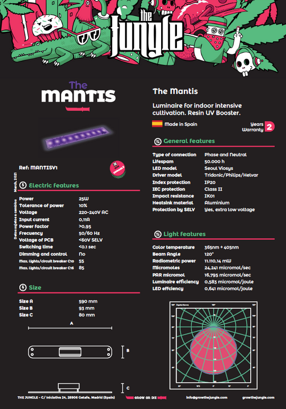 The Jungle LED - The Mantis 25W UV