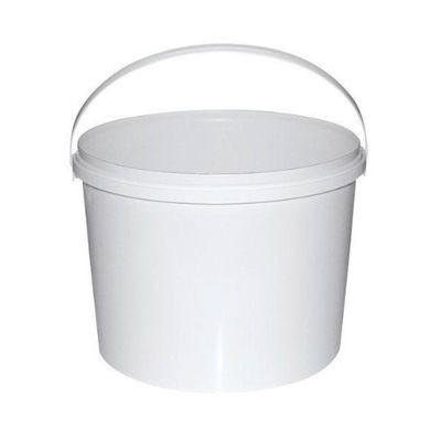 Hink med lock Vit 2,3L