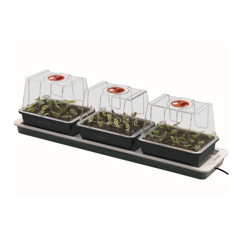 Garland Trio Top Electric Windowsill Propagator Växthus m. Värmematta