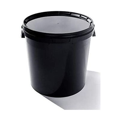 Hink med lock Svart 10,7L