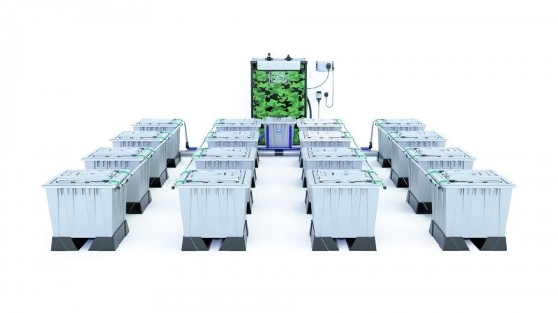 Alien Rain 16 Pot 30L Pro Silver Series