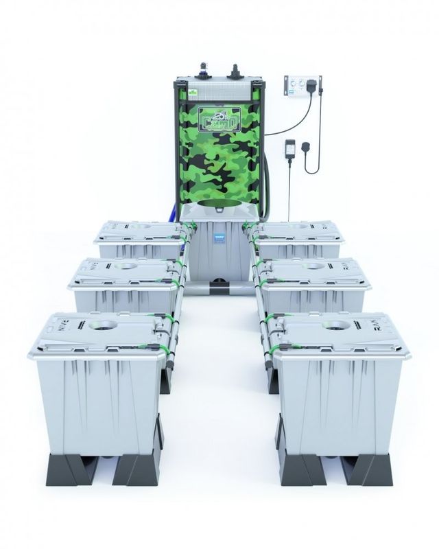 Alien Rain 6 Pot 15L Pro Silver