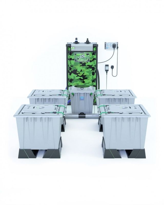 Alien Rain 4 Pot 30L Pro Silver Series