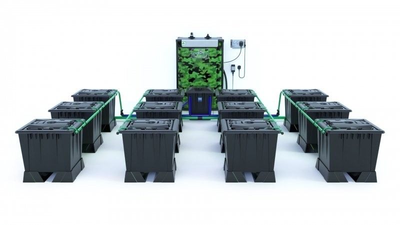 Alien Rain 12 Pot 30L Black Series