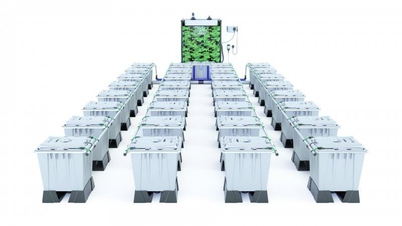 Alien Rain 32 Pot 15L Pro Silver Series