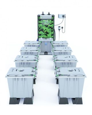 Alien Rain 8 Pot 15L Pro Silver