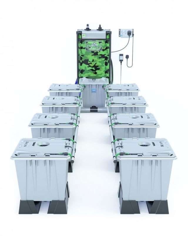 Alien Rain 8 Pot 15L Pro Silver