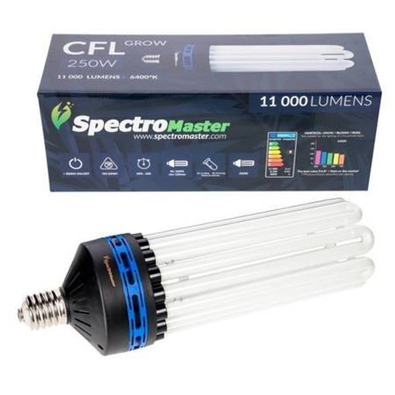 Spectromaster CFL lågenergilampa 250W grow