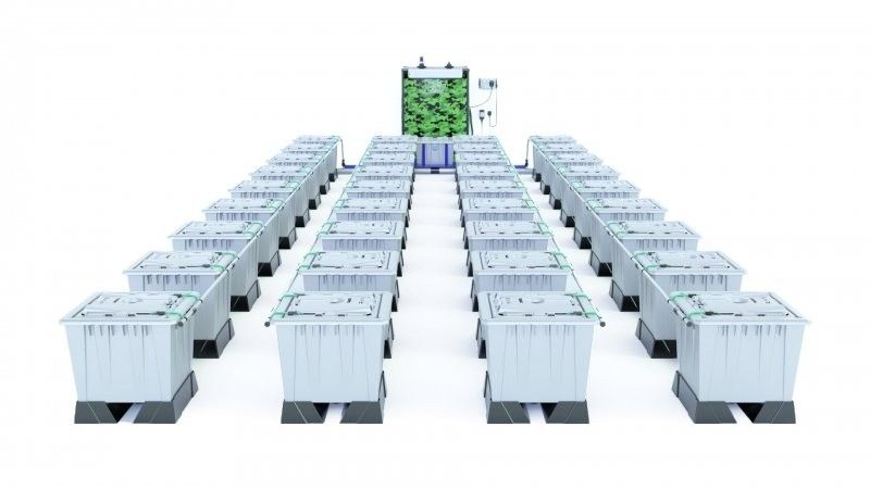 Alien Rain 36 Pot 30L Pro Silver Series