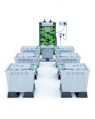 Alien Rain 6 Pot 30L Pro Silver Series