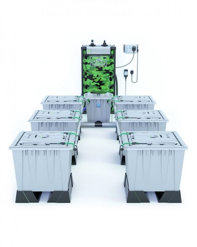 Alien Rain 6 Pot 30L Pro Silver Series