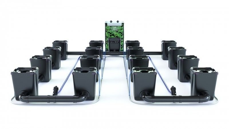 Alien RDWC Pro  16 Pots 55L 4inch Series