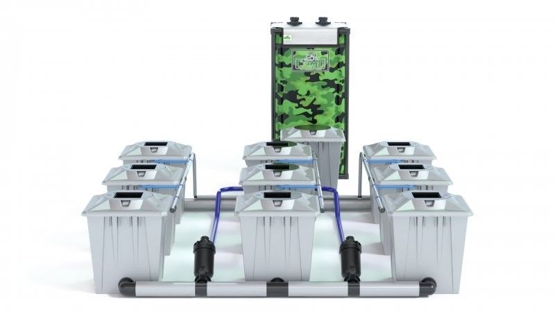 Alien RDWC 9 Pot 20L PRO Silver Series