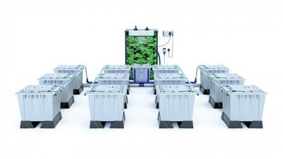 Alien Rain 12 Pot 30L Pro Silver Series