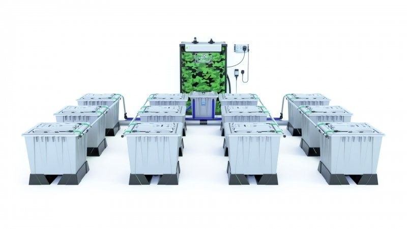 Alien Rain 12 Pot 30L Pro Silver Series