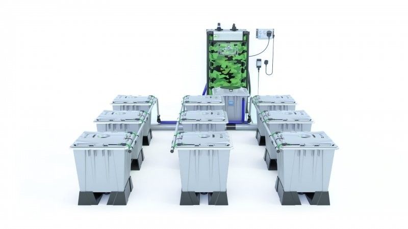 Alien Rain 10 Pot 15L Pro Silver