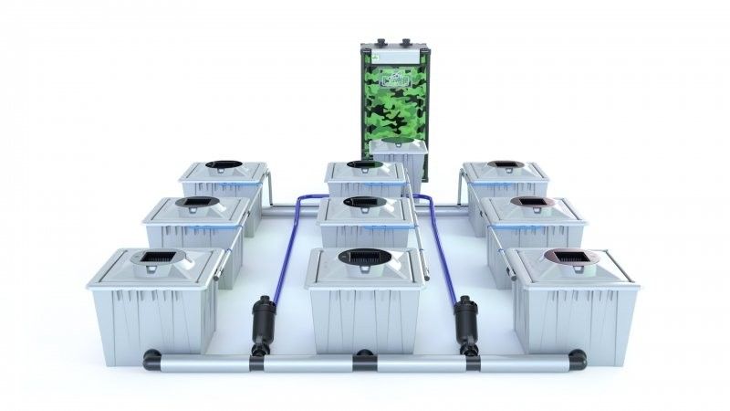 Alien RDWC 9 Pot 36L PRO Silver Series