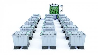 Alien Rain 18 Pot 30L Pro Silver Series