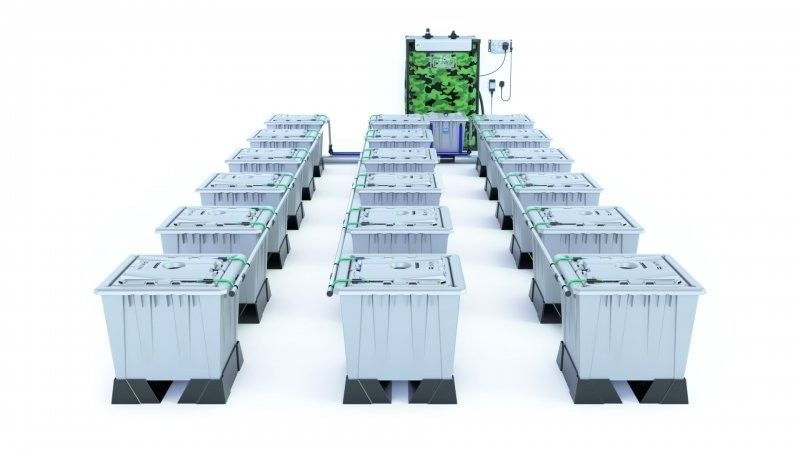 Alien Rain 18 Pot 30L Pro Silver Series