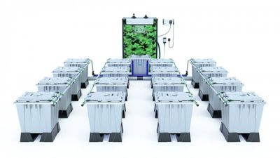 Alien Rain 16 Pot 15L Pro Silver Series