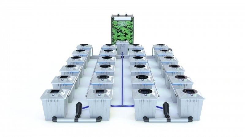 Alien RDWC 24 Pot 20L PRO Silver Series