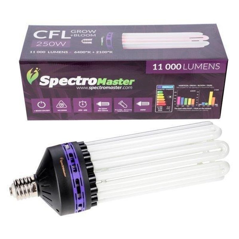 Spectromaster CFL lågenergilampa 250W dual spectrum