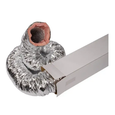 Ljudisolerad ventilationsslang (162mm - 7,6m)