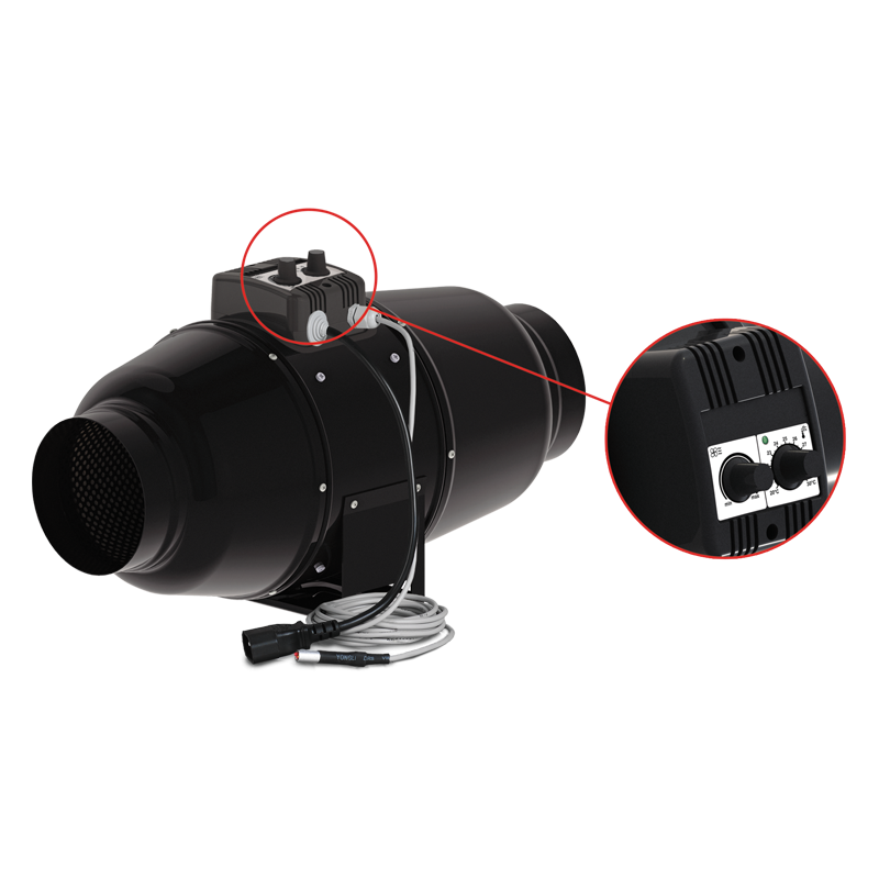 Vents kanalfläkt TT160UN  Silent-M (555m³/h - 160mm) Med inbyggd fläkt kontroller