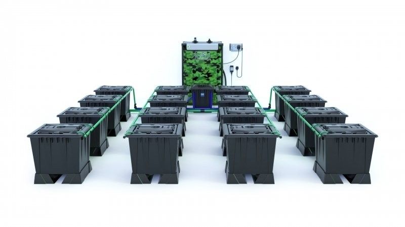 Alien Rain 16 Pot 30L Black Series