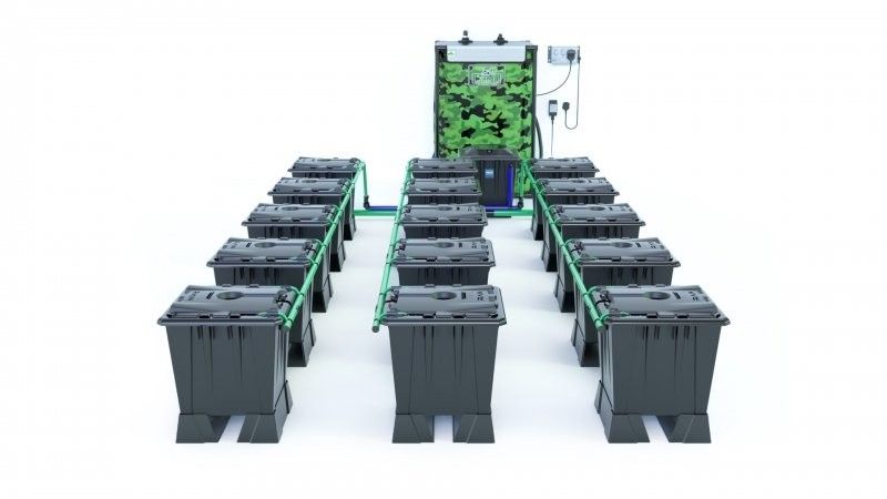 Alien Rain 15 Pot 15L Black Series