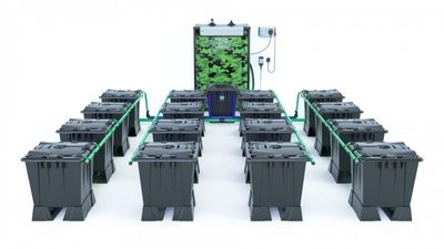 Alien Rain 16 Pot 15L Black Series