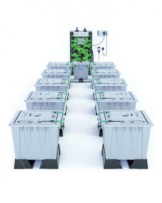 Alien Rain 10 Pot 30L Pro Silver Series