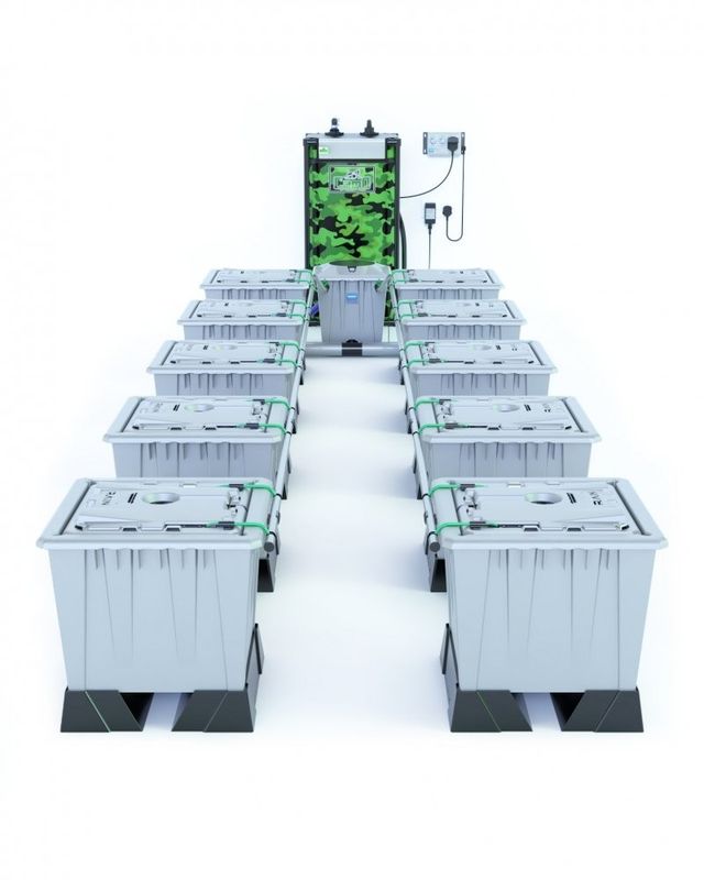 Alien Rain 10 Pot 30L Pro Silver Series