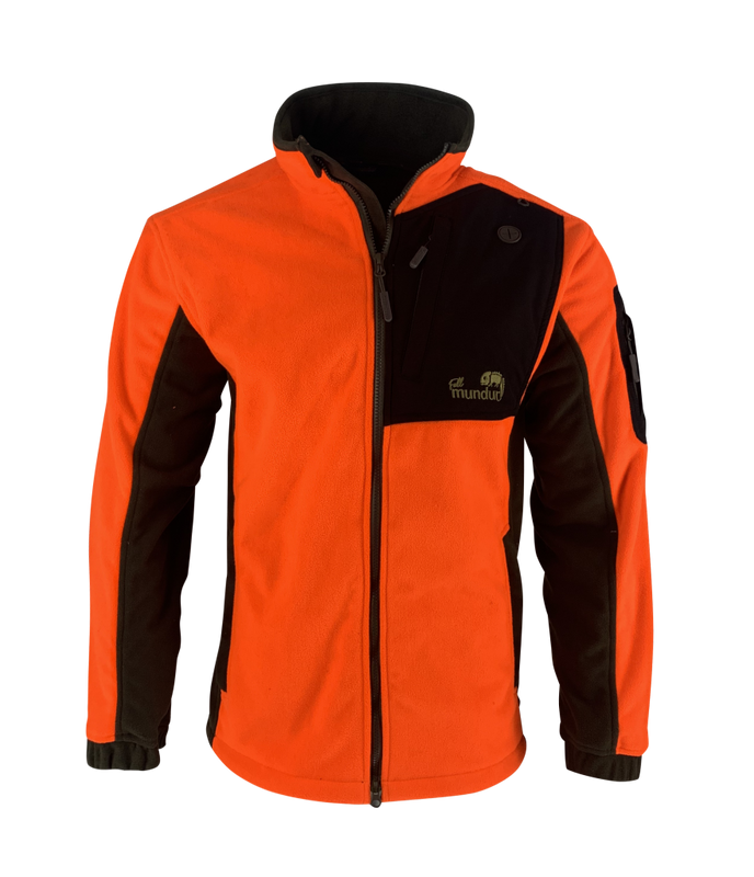 Fullmundur Valders Fleccejacka Orange