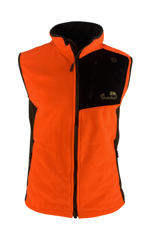 Fullmundur Valdres Fleeceväst Orange