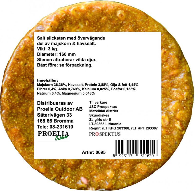 SLICKSTEN ÄLG SALT & MAJS 3KG
