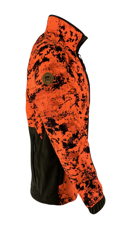 Fullmundur Valdres Fleecejacka Invisível Blaze Fire
