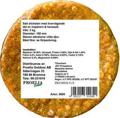 SLICKSTEN ÄLG SALT & MAJS 3KG