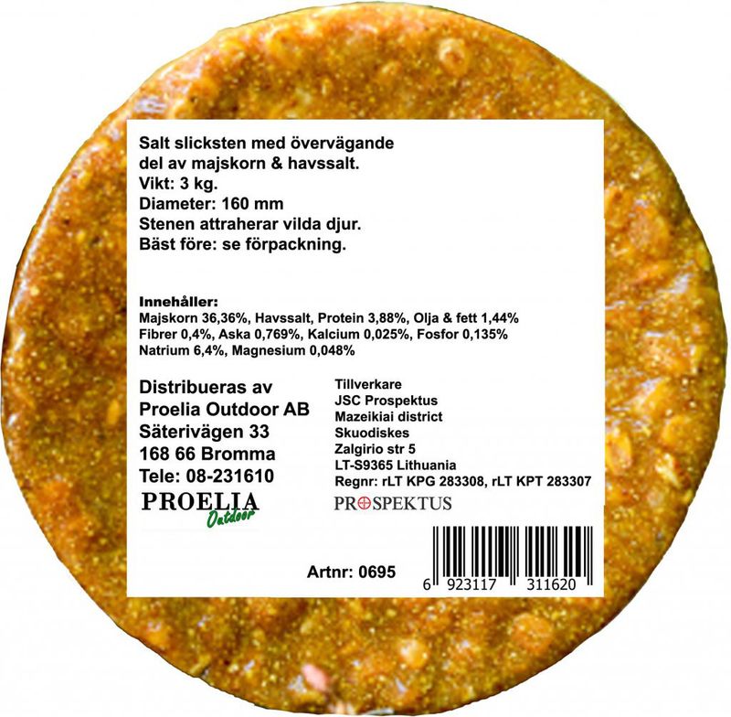 SLICKSTEN ÄLG SALT & MAJS 3KG