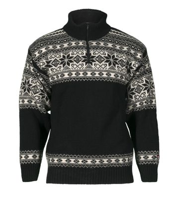 ULLTRÖJA SVART & VIT 100% ULL