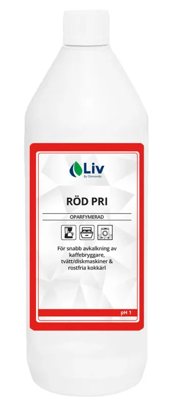 Röd Pri - Kalk- & Rostborttagare