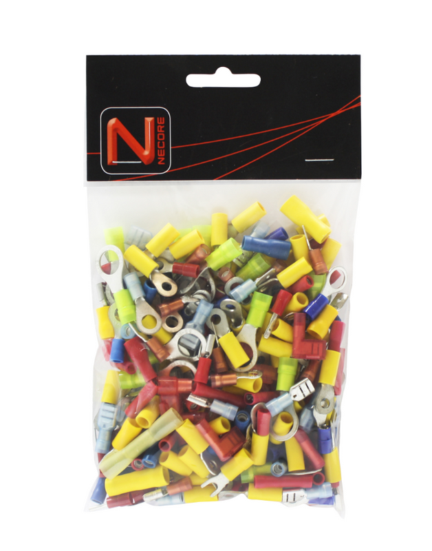 AS 320 MIX – Sortiment med isolerade kabelskor (ca 300 delar)