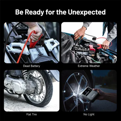 STARTBOOSTER MED KOMPRESSOR - TOPDON V1200Air