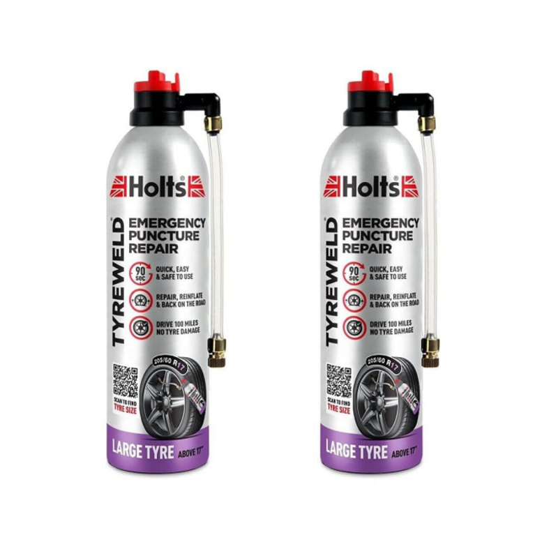 Holts Tyreweld Punkteringsspray 2 x 500 ml
