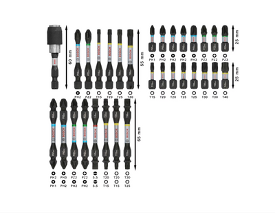 Bosch skruvbitsset för precisionsskruvar 42 Delar