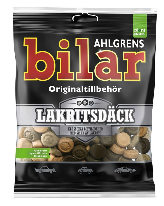 Ahlgrens bilar Lakritsdäck 110 g
