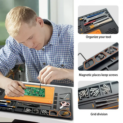 Silikon/PVC Lödmatta – Reparationsmatta för Mobil, Dator & Elektronik