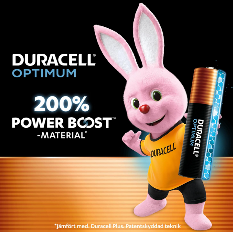 DURACELL 200% POWER BOOST Optimum AAA, 20 pack