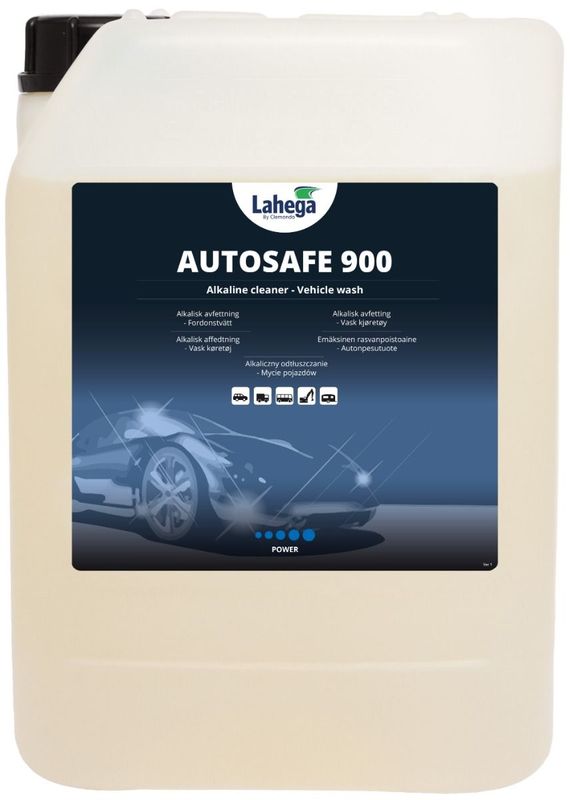 EXTRA KRAFTFULLT AVFETTNINGSMEDEL - AUTOSAFE 900 - 10L